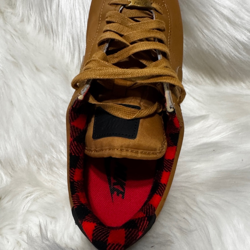 Nike Cortez Basic Premium Wheat Plaid, Men’s 8.5, W 10 Festive Vintage Cabincore - Picture 5 of 9
